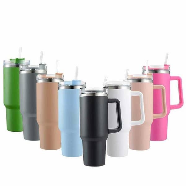 Stanley 40 Oz (1200ML) Stainless Steel Vacuum Insulated Tumbler with Straw –Random Colors | Stanley |