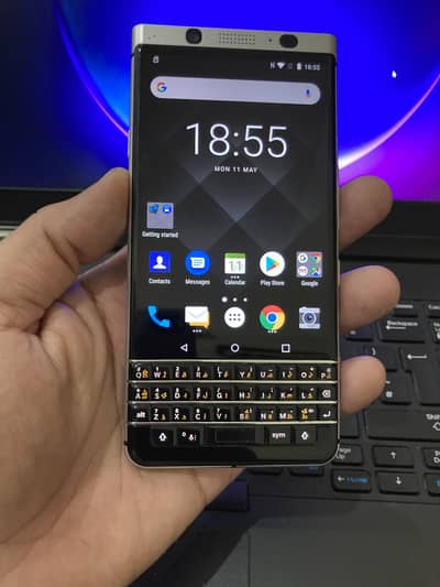BlackBerry KEYone Silver Edition 3GB/32GB – Mint Condition Premium Key