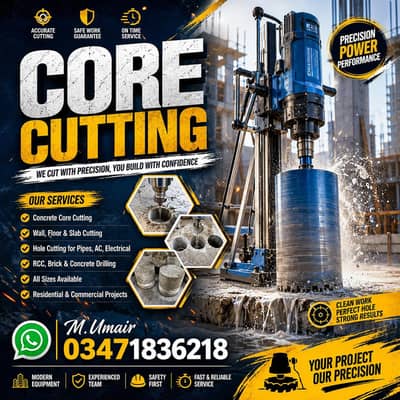Core Cutting & Saw cutting services