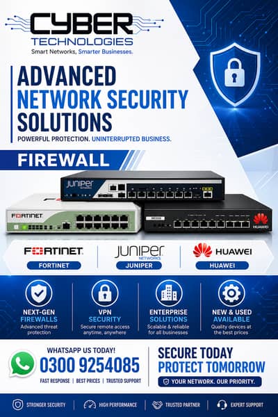 Juniper | Huawei | Fortinet | Firewalls | Network Security For Sale