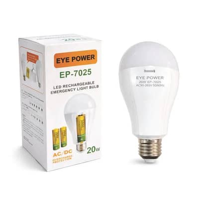 Rechargeable Emergency Light Bulb (AC/DC Backup Bulb)