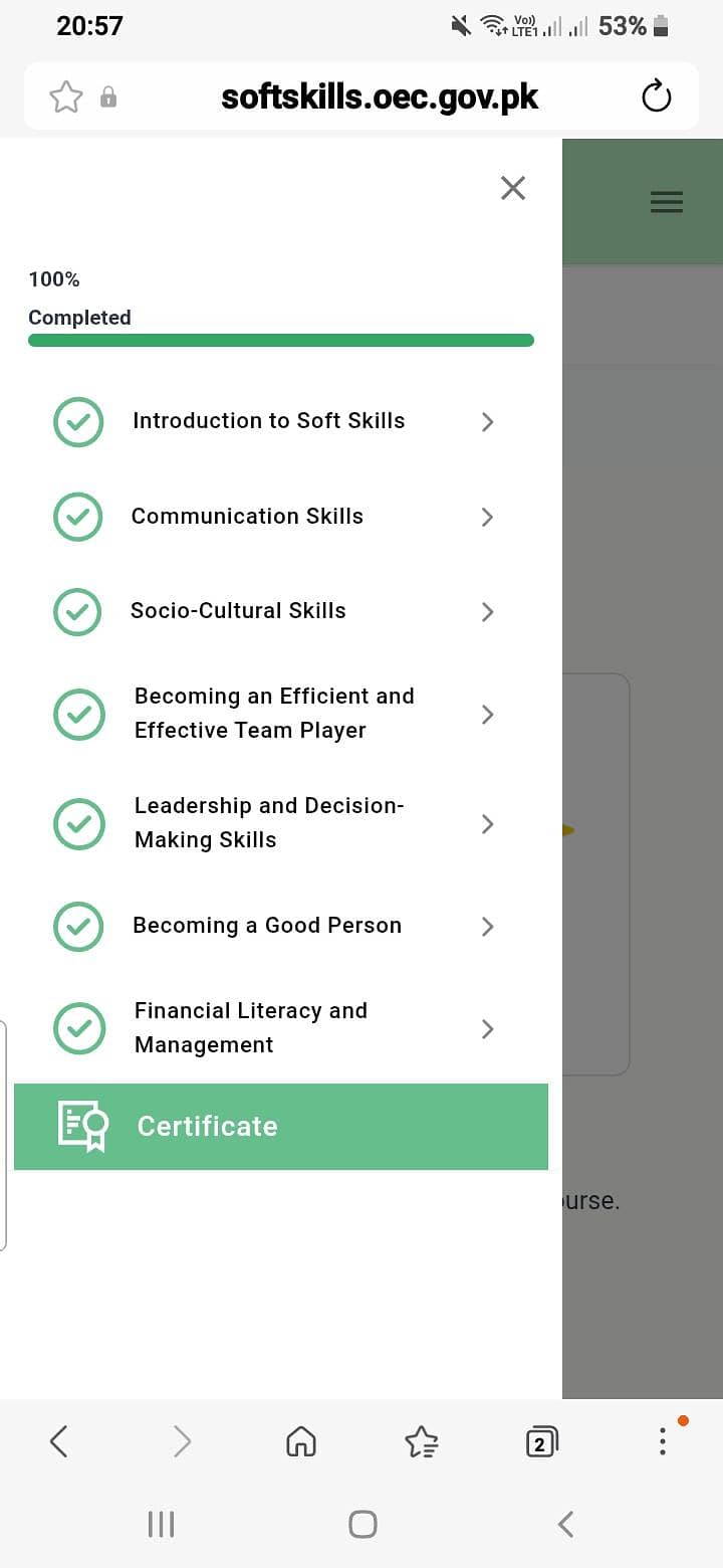 Soft Skill Training Certificate  ( work supporting document) 1