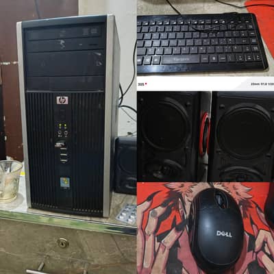 i3 3gen 4gb ram 500gb hard kaybord mouse speaker cabel