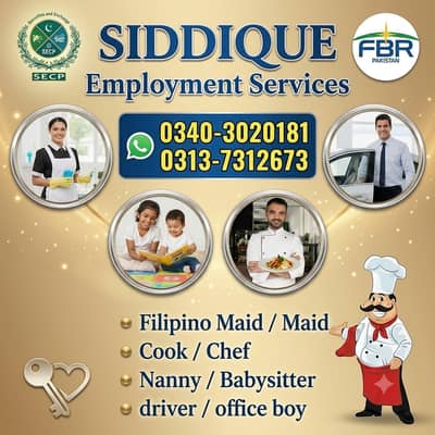 Maids/Babysitter/Cook/Patient Care/Nanny/Driver/Helper /Available