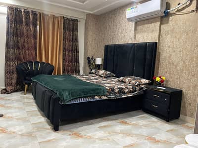 One Bed Apartment Furnished For Rent In Iqbal Block Like New Family Building