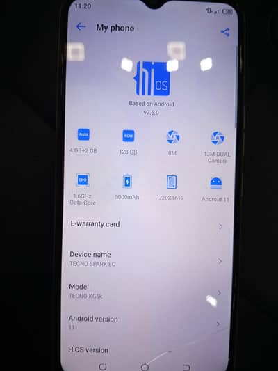 Tecno Spark 8C