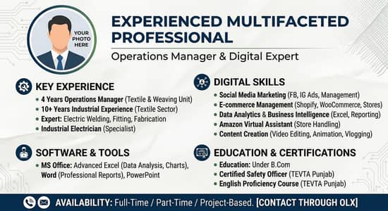 e-commerce store manager/ social media marketer / operation manager av