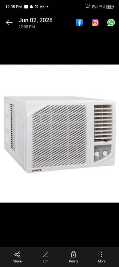slightly used window ac