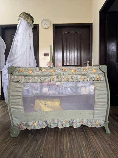 baby Cot + Playpen 2 in 1