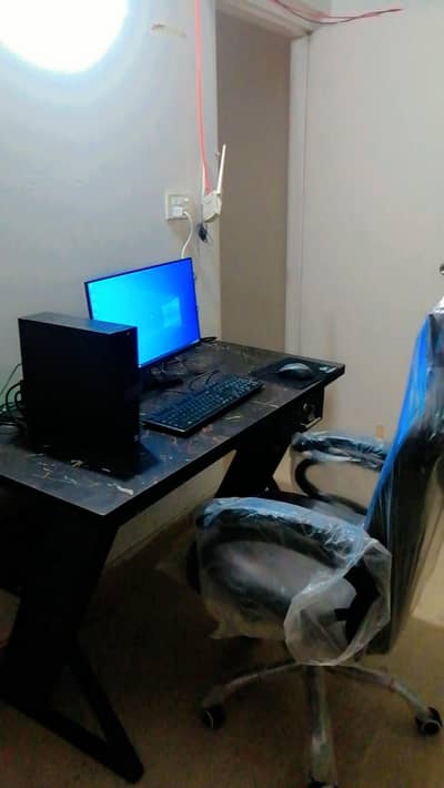 Computer Table and Gaming Chair