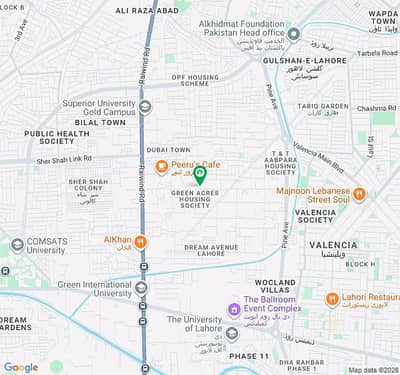 6 Marla Plot For Sale Green Homes Green Acres Society Rawind Road Lahore