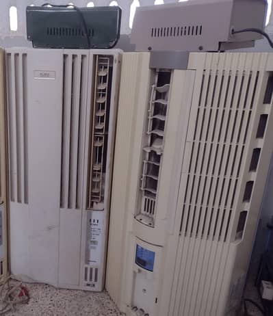 2 units 110/Window AC perfect cooling with converters