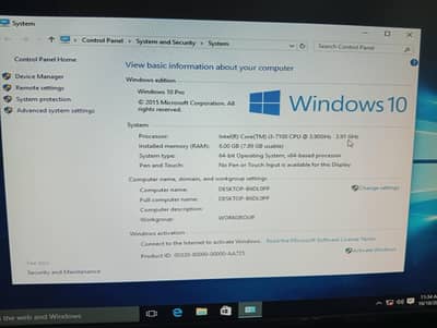 DELL Core i3 7-Gen Gaming (PC) Computer+LCD+ALL Cables+Keyboard+Mouse