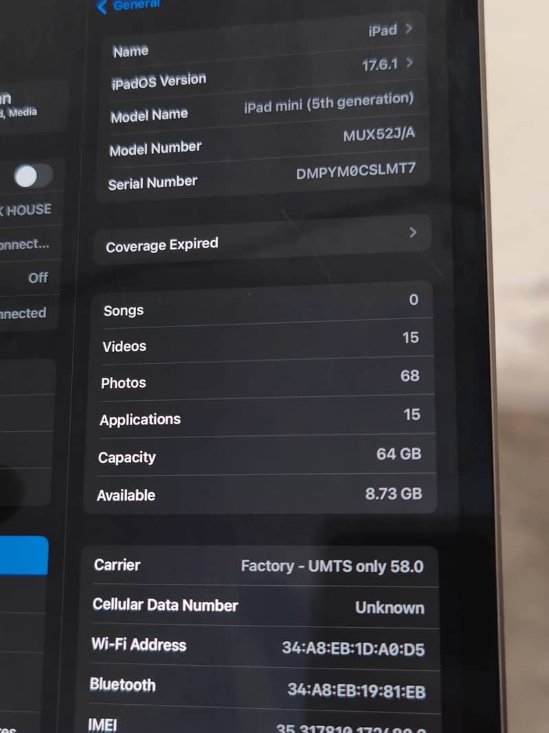 IPAD MINI 5 8