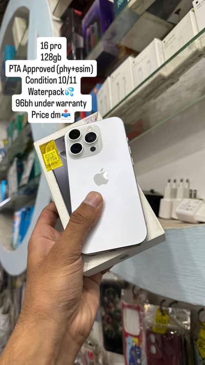 Iphone 16 pro pta approve under warranty