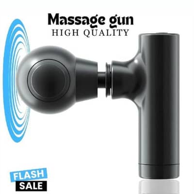 Rechargeable Mini Massage Gun Black, Lightweight, Delievery included