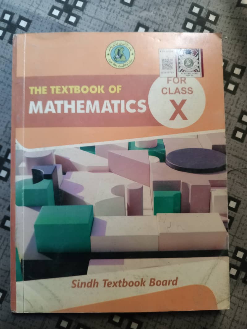 10th class Math book 0