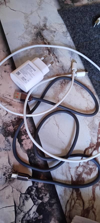 fast charger with 2 cable