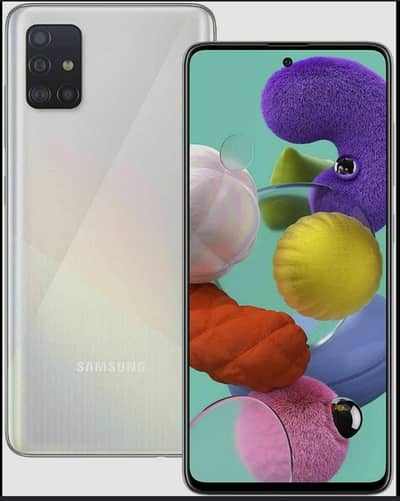 Samsung A51 6 GB RAM and storage 128gb peach color