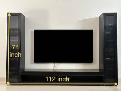 LCD Rack / TV Console (Only Wood Unit, No TV)
