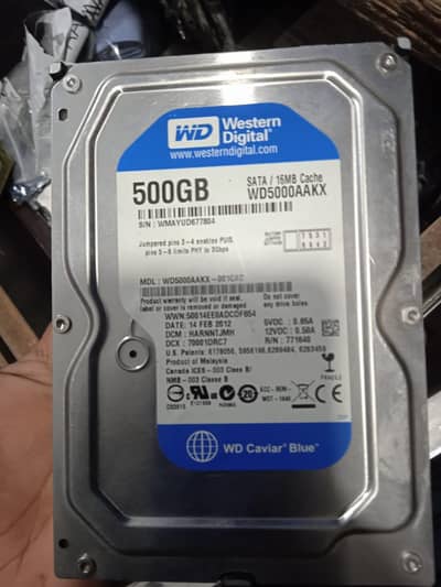 all over hard disk available