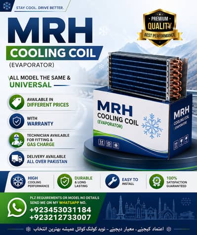 Cooling Coil Haier Gree Kenwood Orient Pel TCL