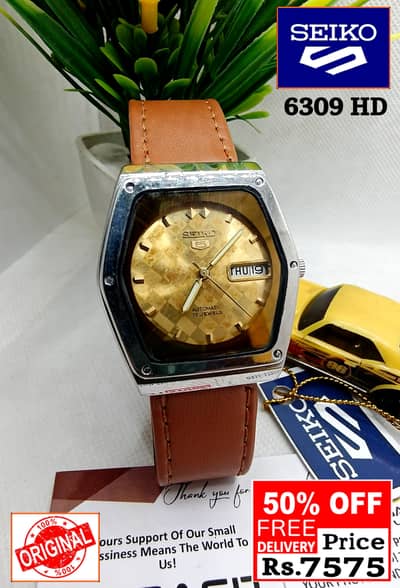 Seiko 5 Citizen Orient Automatic Pre-Owned watch Japan 03161737353