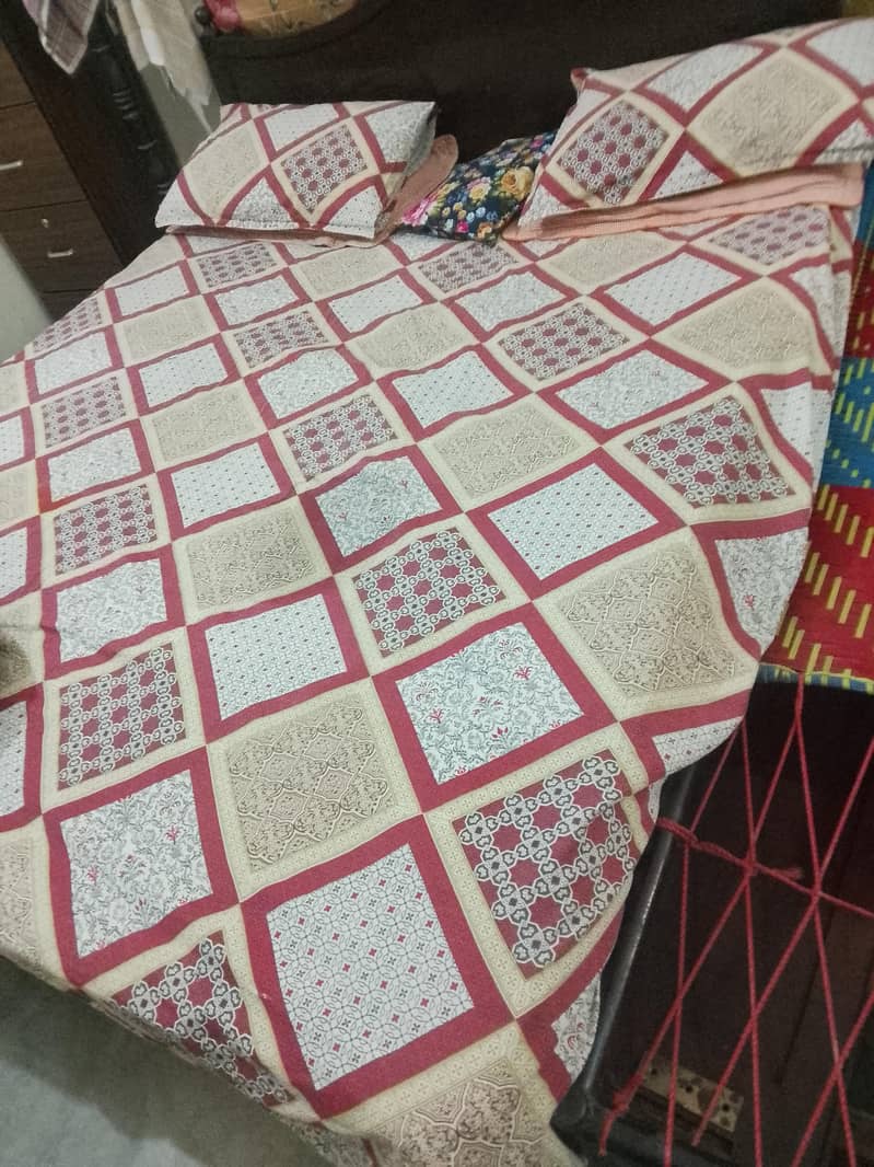 queen bed with mattress 1