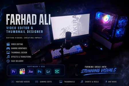 Video editor/thumbnail designer
