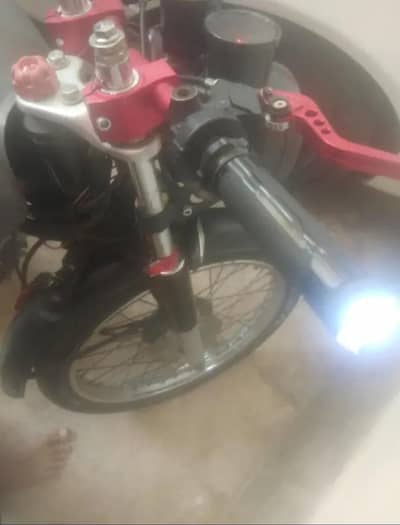 all spare parts for cd 70 into cafe racer only 15 days used