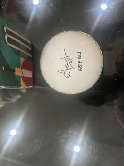 Asif Ali signed official match ball