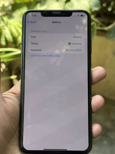 iphone xs max 256gb PTA battery health 85