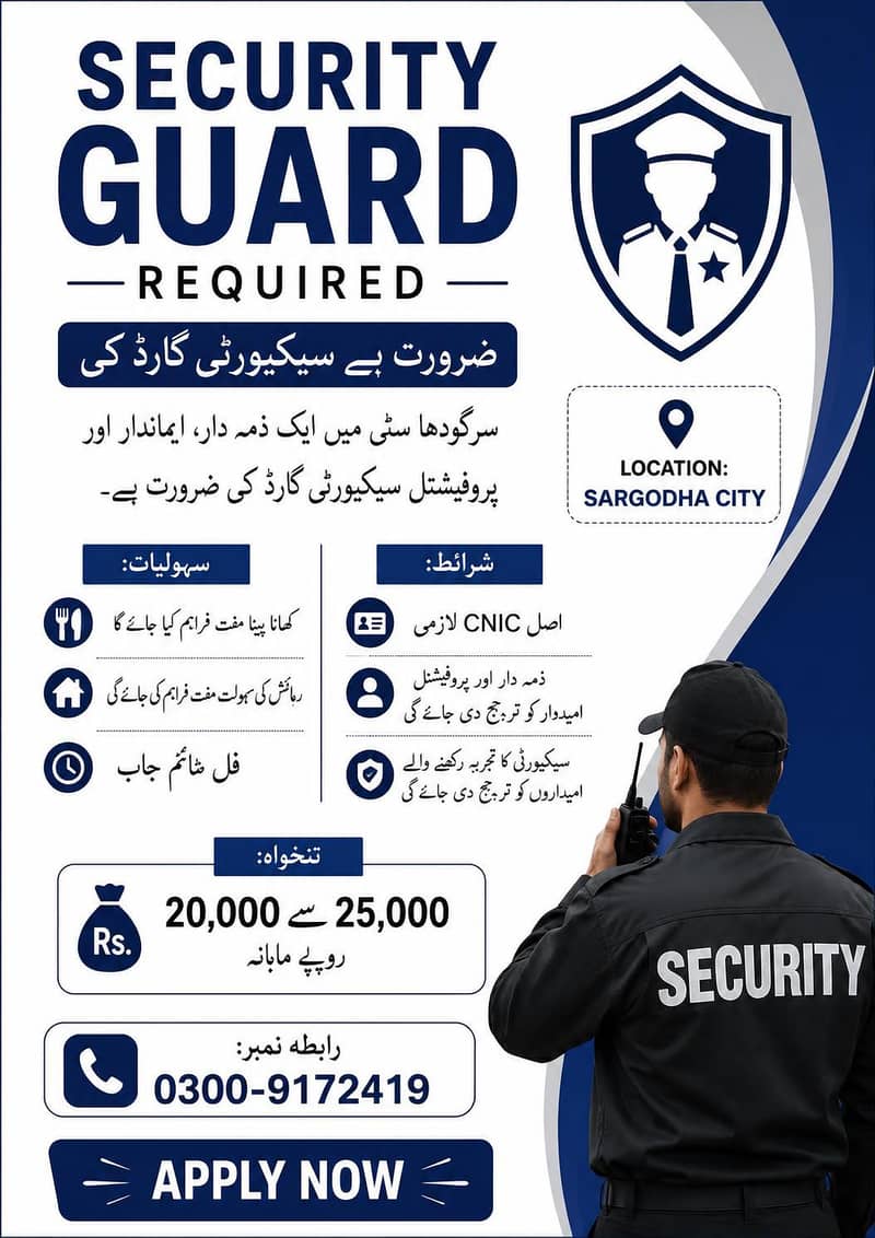 security guard/ chokidar 0