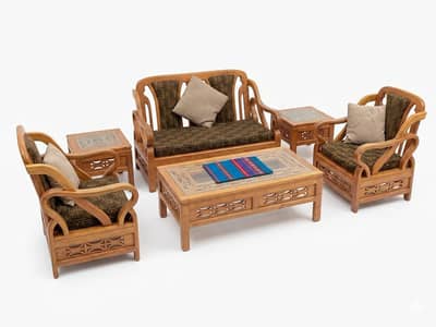 5 seater Sofa with tables