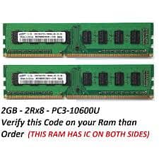 DDr3 2GB RAM