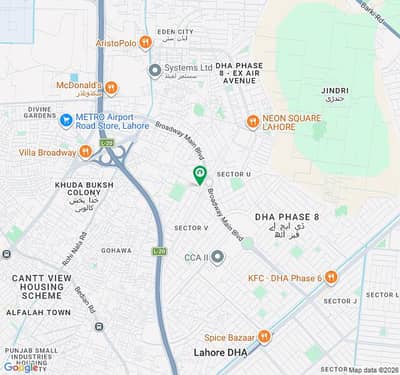 08 MARLA COMMERCIAL PLOT - BROADWAY PHASE 08 DEFENCE LAHORE