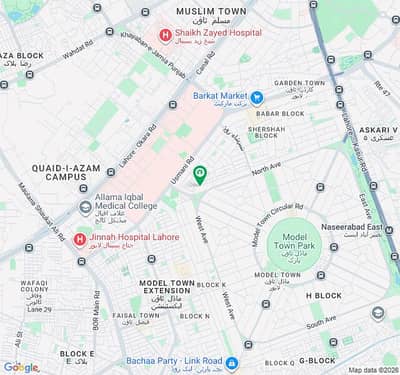 2 Kanal Facing Park Plot For Sale In Model Town 58 Front Super Hot Location