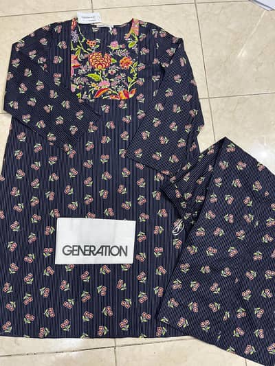 Generation branded lawn 2-piece suit