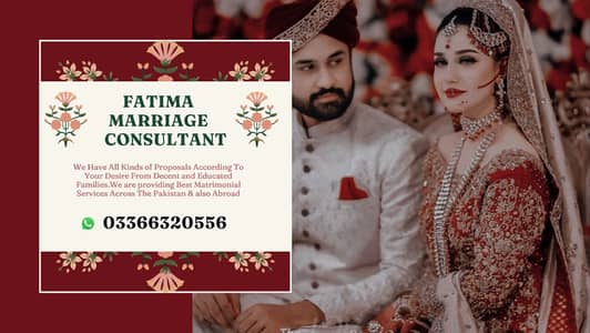 Marriage Bureau Service / Local & Abroad Online Rishtay Available