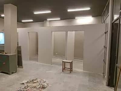 gypsum board partition/cement partition/gypsum ceiling/glass partitio
