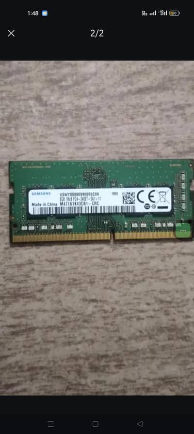 Ram-DDR 4 - 8GB for Laptop