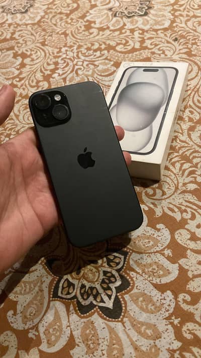 Apple iPhone 15 complete box black