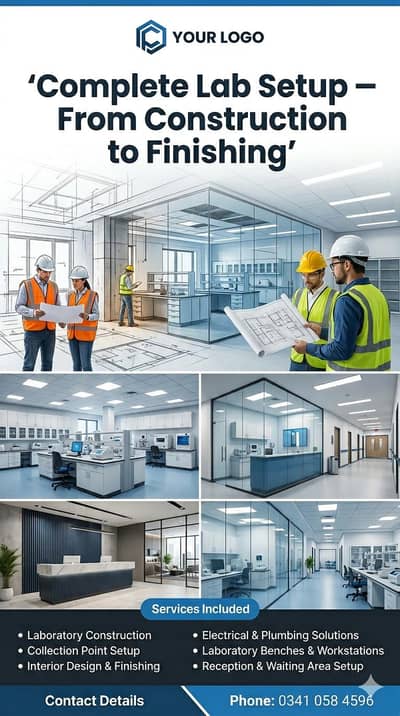 Complete Lab Setup – From Construction to Finishing