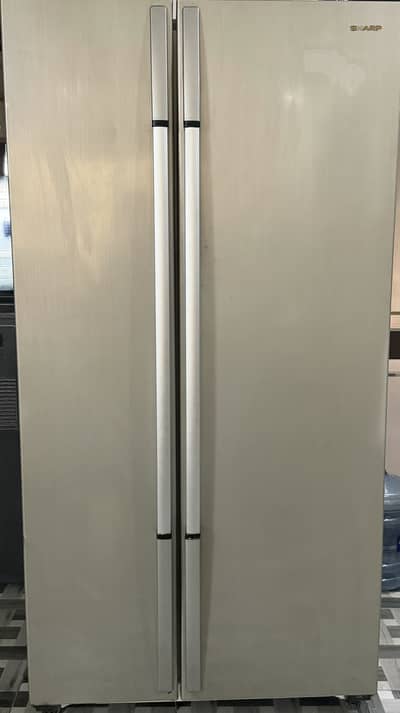 Sharp Side-by-Side Refrigerator – Excellent Working Condition
