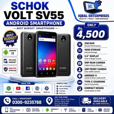 Schok Volt SV55 | 2GB RAM 16GB Storage | 5.5" Display