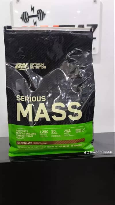 serious mass gainer original 6kg bag