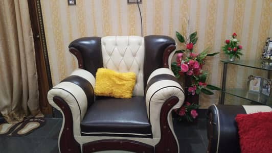 7 seater leather sofa