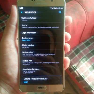 Samsung Mobile Note5 Single Sim Official PTA