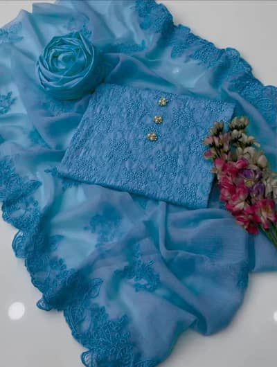 New 3pc Lawn Suit COD Free Delivery | Eid Collection`