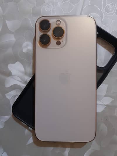 iPhone 13 Pro Max (Gold) - 256GB | PTA Approved | With Box